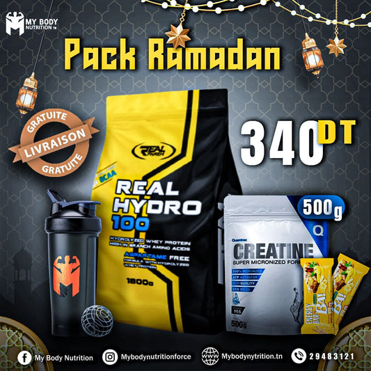 Pack REAL Hydro + Creatine QUAMTRAX 500g