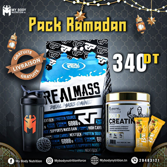 Pack REAL Mass + Creatine GOLD 300G