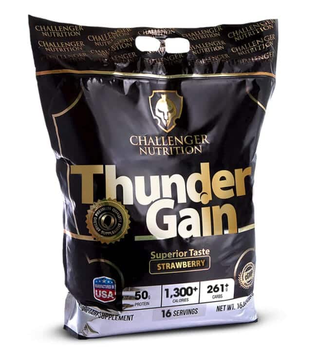 Thunder Gain Challenger Nutrition